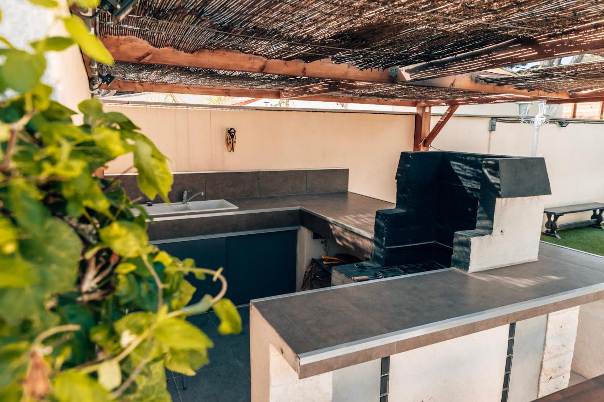 Reve D'Azur, Mazet En Bord De Mer, Parking, Piscine Partagee, Terrasse Bbq & Draps Inclus La Nartelle, 1 Salon, 1 Chambre, 1 Cuisine , 1 Sdb Sainte-Maxime Eksteriør billede